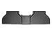 WeatherTech Custom Fit FloorLiners for Nissan Murano - 2nd Row (441542), Black