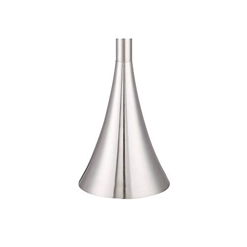 Piazza Modern Chic Torchiere Floor Lamp Standing 72 1/2" Tall Brushed