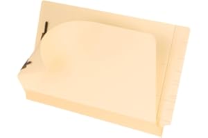Pendaflex Laminated Spine End Tab Fastener Folder, Position #1 and 3 Legal, Manila, 50/Box