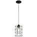 Westinghouse 6100600 Industrial One-Light Adjustable Mini Pendant with Metal Cage Shade, Oil Rubbed Bronze Finish