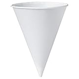 Solo 8R-2050 8 oz White Paper Cone Cups (Case of 2500)