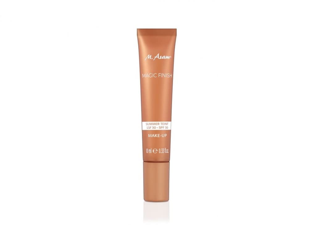 M. Asam Magic Finish Summer Teint Make-Up Mousse (10ml) – 4in1 Primer, Foundation, Concealer & Powder With Buildable Coverage, Hides Redness And Dark Spots, Vegan, For Medium To Deep Skin Tones