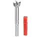 uxcell Forstner Drill Bits 15mm, Tungsten Carbide Wood Hole Saw Auger Opener, Woodworking Hinge Hole Drilling Boring Bit Cutter (Gray)