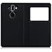 kwmobile Flip Case for Nokia 8 Sirocco - PU Leather Book Style Wallet Protective Cover with Window - Black