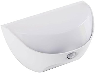 HKOO Motion Sensor LED Wall Night Light Waterproof Saving Bright Nightlight Lamp Bulb IP44 Rechargeable Enage for Bathroom Bedroom Kitchen Hallway Toillet Baby Room