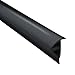 EasyFlex Plastic P-Profile Dock Edging Rub Rail for Boat Docks, 25-Feet, Black (5000B-25C)