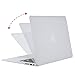 MOSISO Compatible with MacBook Air 13 inch Case (Models: A1466 & A1369, Older Version 2010-2017 Release), Protective Plastic Hard Shell Case Cover, White