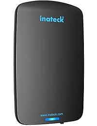 Inateck 2.5 inch USB 3.0 Hard Drive Enclosure External SATA Caso   optimizado para 9,5 mm 7 mm 2.5 SSD HDD y SSD, sin herramientas (fe2002)