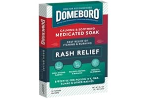 Domeboro Astringent Solution Powder Packets - 12 Packets, Pack of 5