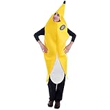 Big Cabana Banana Halloween Costume | Adult One-Size Unisex, Funny Food