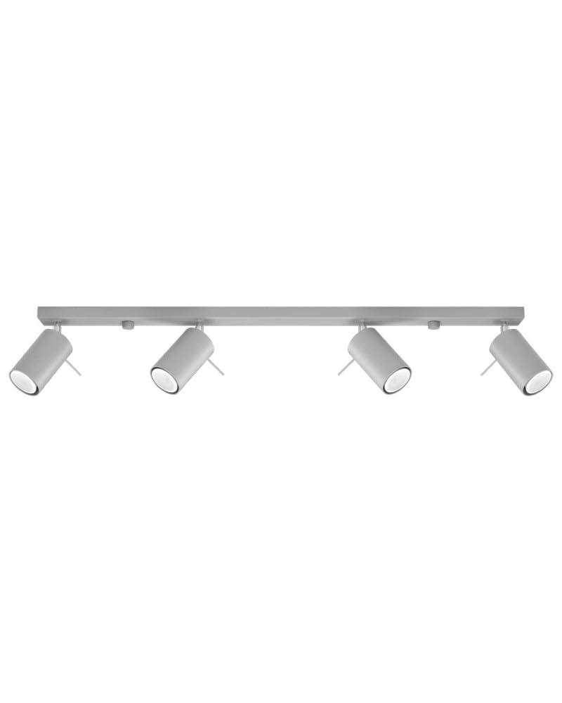 SOLLUX lighting 8 x 80 x 15 Steel Grey LED Light