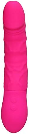 Annark Large Size Strong Vibrarter G Spôttér Dilo Toys Molded from Real Man, Silent - Waterproof - Rechargeable (Pink)