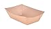 Paper food Tray Made From ECO - Friendly Kraft Paperboard, Great For Picnics, Carnivals, And More! Holds Nachos, Fries, Hot Corn Dogs, Etc. (50, 2lb)