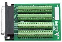 ADLINK Technology TB-6201-01 General-Purpose Terminal Board witha 62-pin D-sub Connector w/o Cable