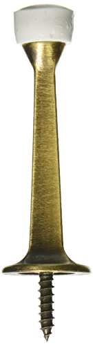 Stanley Hardware S807-123 V8022 Solid Doorstop in Antique Brass