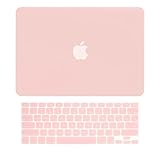 TOP CASE - 2 in 1 Signature Bundle Rubberized Hard Case and Keyboard Cover Compatible Old Generation MacBook Pro 13-Inch (13