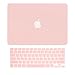 TOP CASE - 2 in 1 Bundle Deal Rubberized Hard Case and Keyboard Cover Compatible with Apple Old Generation MacBook Pro 13-inch (13