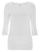 Long Sleeve T-Shirt for Women | White & Black Organic Cotton Tee