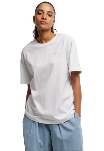 Miss Tee Mst312-embrace Every Moment Tee T-Shirt, Blanc, L Femmes