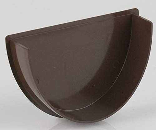 BR076BR Brown Brett Martin 115mm Deepstyle Gutter Internal Stopend