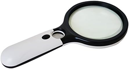 iMagniphy 3X + 15X LED Magnifying Glass Lens + Jewellery Loupe. Best Handheld Magnifier for Seniors with Vision Problems, Macular Degeneration & Cataracts. No More Squinting to Read Pill Prescriptions