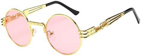 Mens Womens Sunglasses - Diadia Retro Vintage Small Oval Frame Sunglasses Retro Eyewear Fashion Man Mothers Day Gifts, UVA & UVB Protection (H)