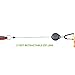Golf Club Brush and Club Groove Cleaner 2 Feet Retractable Zip-line Aluminum Carabiner,Wire,Nylon Brush and Spike Cleaning Tool,Ergonomic Design, Easily Attaches to Golf Bag