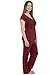 Kindred Bravely Davy Ultra Soft Maternity & Nursing Pajamas Sleepwear Set (Cabernet, Large)