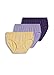 Jockey Women's Underwear Comfies Cotton Hipster - 3 Pack, yellow stripe, 6