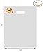 100 Merchandise Bags, 12x15 White, Die Cut Handles, No Gusset. Strong, Durable, and Tear Resistant Bags Perfect for Retail, Boutiques or Events