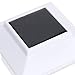 GreenLighting 4 Pack Standard #1 Fence Post Cap Solar Powered Outdoor LED Lights for 4x4 PVC/Vinyl Post (White)