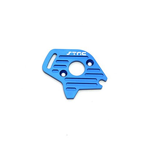 ST Racing Concepts ST6890B Aluminum Heatsink Finned Motor Plate for Slash 4 x 4, Blue