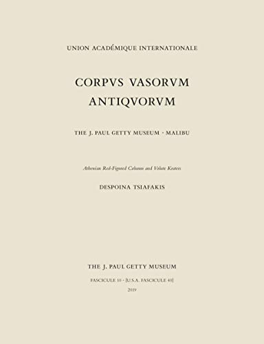 Corpus Vasorum Antiquorum, Fascicule 10: Athenian Red-Figure Column and Volute Kraters