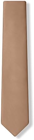 Cappuccino Cappuccino Microfiber Skinny Tie