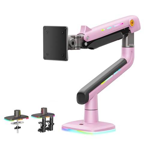 NB Ergonomic Monitor Halterung for Ultrabreit Bildschirme bis zu 60 Zoll, Schwerlast Gaming Monitorarm 32 34 49 Zoll Bildschirmständer Ladung bis zu 2