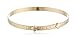 Children's 14k Yellow Gold-Filled Heart-Pattern Adjustable Bracelet