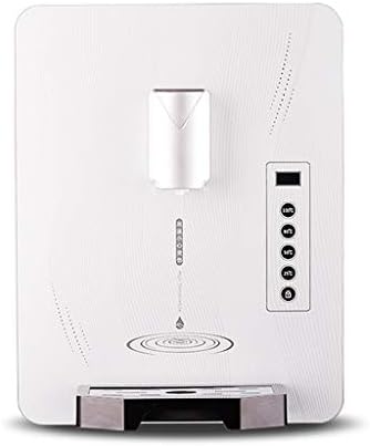 Small Wall Mounted Pipeline Water Dispenser, Hot And Warm Water Dispenser With Water Filter, 4-speed Temperature Adjustment, Kids Safety Lock (color : White)
