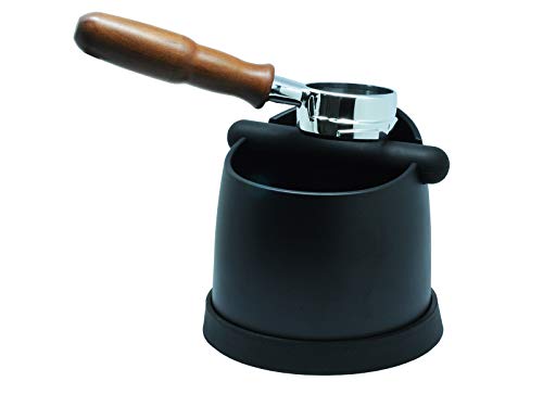 scarlet espresso | Abklopfbehälter »Pico Bello« für Kaffeesatz aus dem Siebträger; Abschlagbehälter in hochwertiger Barista-Qualität (Set: Schwarzer Abklopfbehälter & 58 mm Tamper) – Bild 5