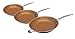 Gotham Steel 3-Piece Nonstick Frying Pan Set, 9.5