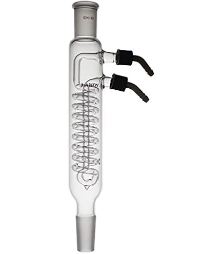 Reflux Distillation Condenser Allihn Condenser - 200mm Lab Glass ...