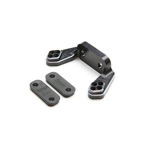 Team Losi Rear Camber Block, Black with Inserts: 22 4.0