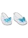 American Fashion World Blue Butterfly Glass Slippers made for 18 inch dolls such as American Girl dolls
