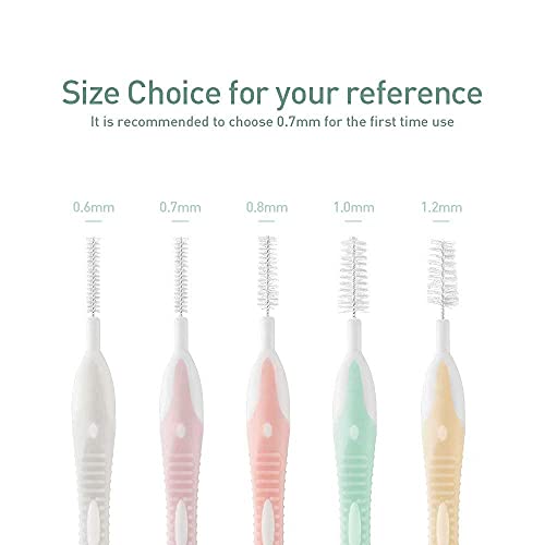 meyarn Interdental Brush for Braces Toothpick 50Count Tooth Floss Oral