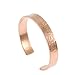 10mm Wide Hammered Copper Cuff Bracelet By John Brana Handmade Jewelry 100% Uncoated Solid Copper Cuff
