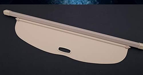 カーアクセサリー For日産 エクストレイル14 15 16 17リヤパーセルシェルフカースタイリングのトランクカバー素材カーテンリアカーテンリトラクタブルスパ Color Beige