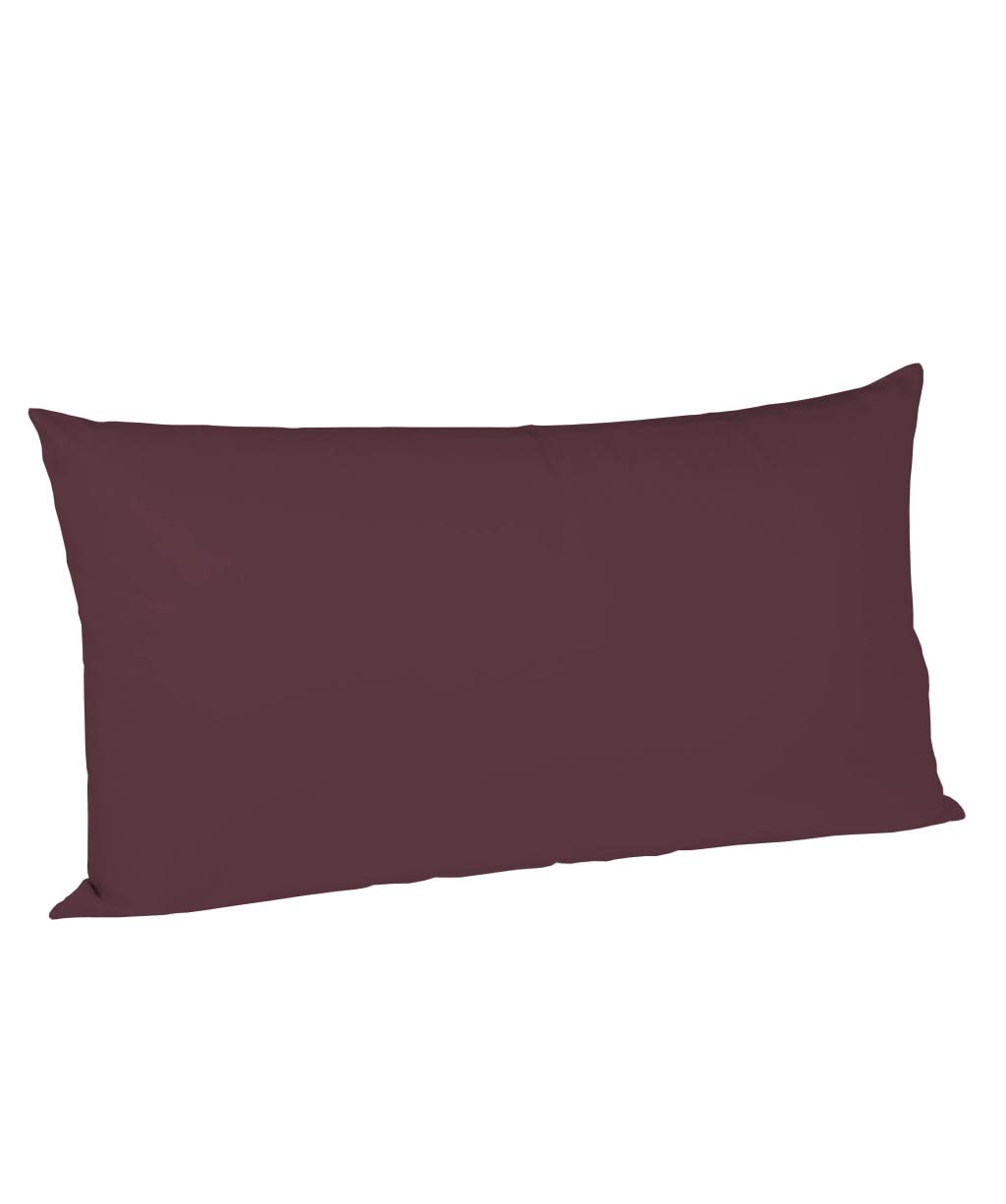 Fleuresse Colours 9100-4074 Pillow Case Maco Satin Plum 40 x 80 cm 100 % Cotton