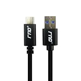 RNDs USB-C to USB-A (3.0) Short Fast Charger 1.5ft Cable with 56k Ohm Pull-up Resistor compatible with Google Pixel, HTC, LG, Samsung Galaxy (S10, S9, S8, Note (8, 9)) and All Type C Devices (Black)
