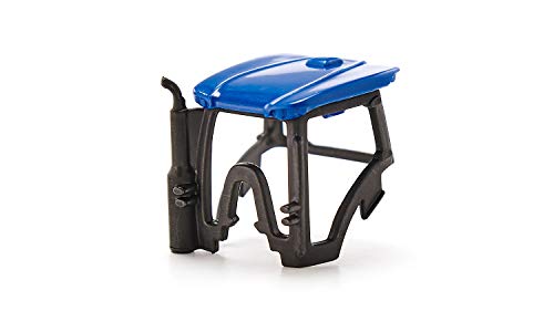 siku 1091, New Holland T7.315 Traktor, Metall/Kunststoff, Blau, Abnehmbare Fahrerkabine und Anhängerkupplung – Bild 7