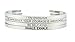 NEW Anxiety Stress Relief Stackable 4 Mantra BRACELETS Bangle Stainless Steel Silver Adjustable with Jewelry GIFT BOX Set * Gifts VALENTINE Women Mens Mom Grandma Teen Girls Personalized Best Friend