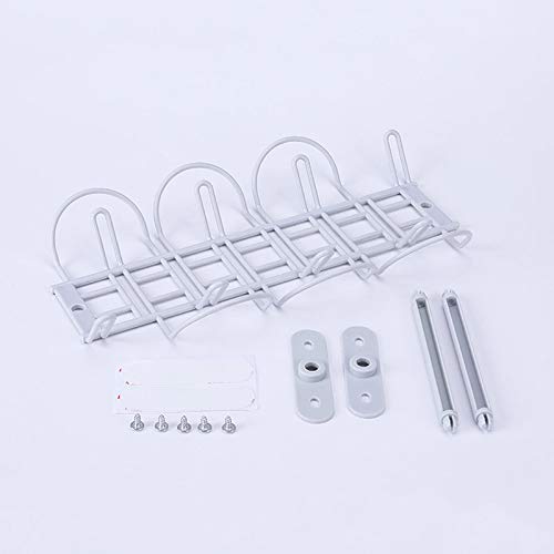 Jzenzero Under Desk Cable Management Tray Organizer for Wire Cord Power Charger Plugs New White